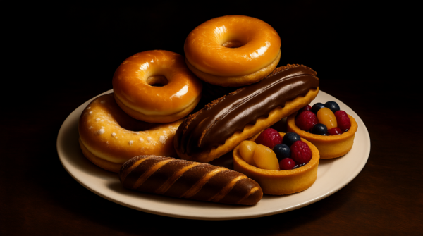 Assorted Donuts and Pastries Platter