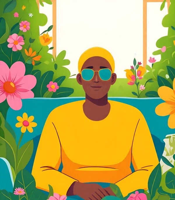 Floral Bloom Portrait
