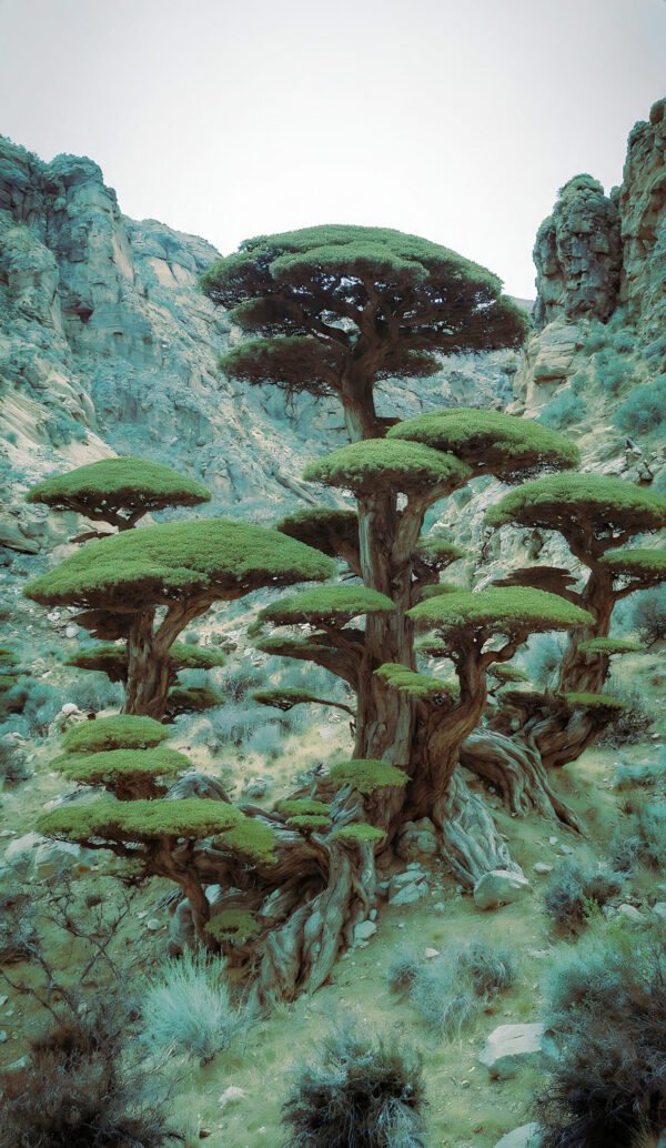 Green tree landscape